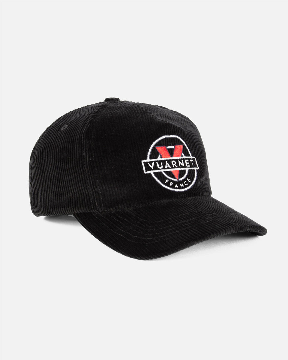 CASQUETTE LOGO CORDUROY NOIRE
