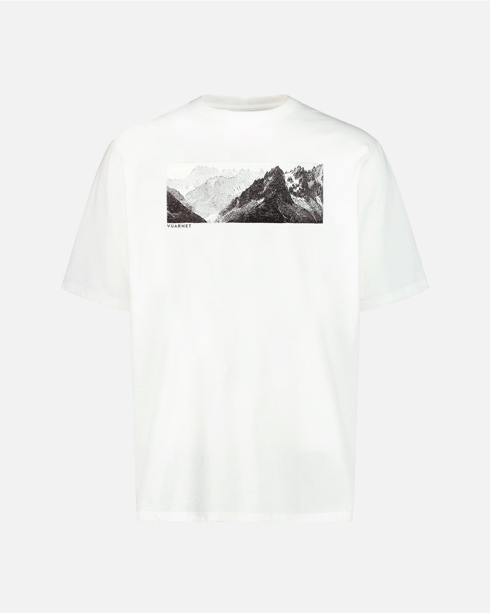 T-SHIRT MONTAGNE EN COTON